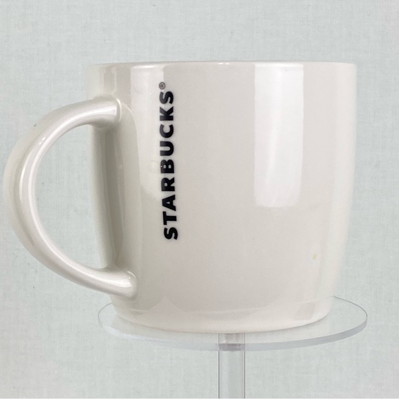 STARBUCKS 2017 Green Mermaid Siren Logo 14 oz Ceramic Coffee Mug - Picture 2 of 4